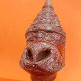 Tête de poupée thaï de style khmer