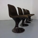 Orbit Chairs by Farner & Grunder for Herman Miller, 1970s, Set of 5