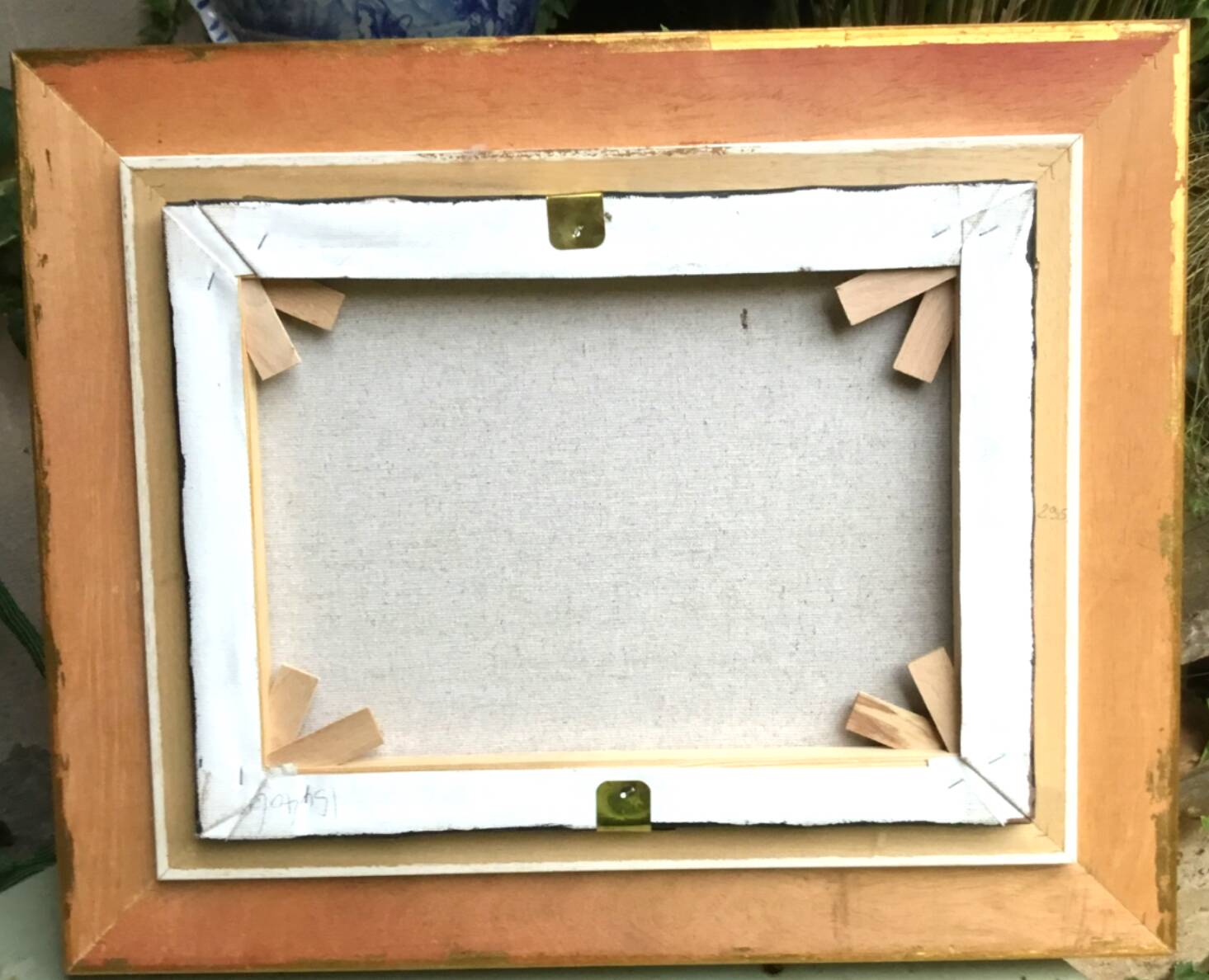 Walter Sita XX th Paris and the booksellers oil on framed canvas