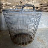 Metal basket, industrial style