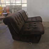 Pair of velvet armchairs from the 70s/80s