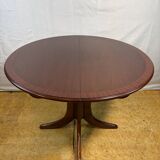 Mid-Century Retro Vintage Teak Round Extending Dining Table by Nathan 1960