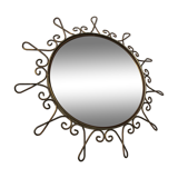 Brass witch mirror