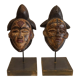 Pair of Punu masks