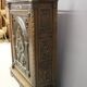 Henri II Style Oak Bonnetière with Joan of Arc Decor, Late 19th Century