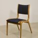 Set of 4 Scandinavian design chairs curved wood from the 60s. Ref JADOU