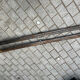 Paire de skis vintage en bois L = 198 cm