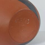 Vintage sgraffito decor ceramic vase Rudi Stahl Germany 1950s