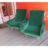 Pair of Italian armchairs