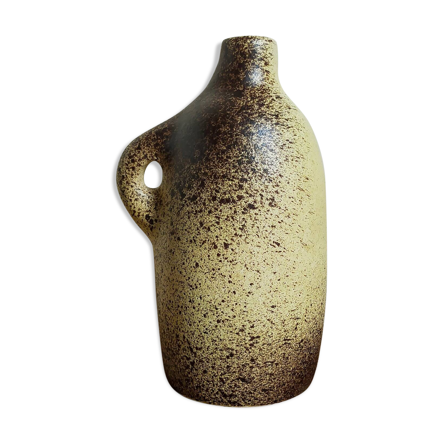Single-flower vase, ceramic bottle by Max Idlas