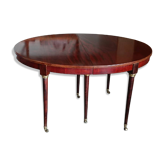 Table de salle à manger extensible en acajou, époque Restauration