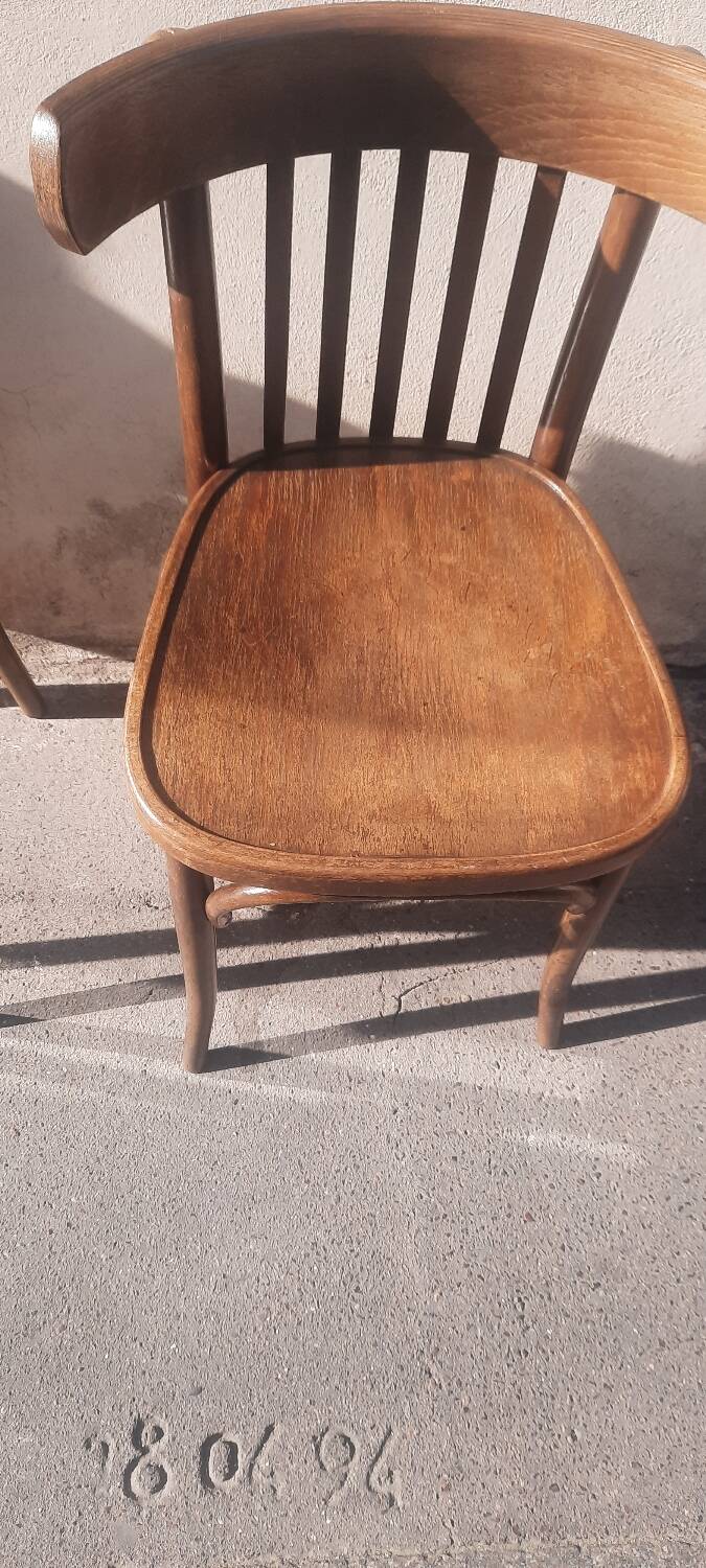 Paire de chaises bistrot