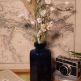 Solid cobalt blue vase