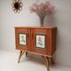 Buffet bambou refendu et rotin années 50/60
