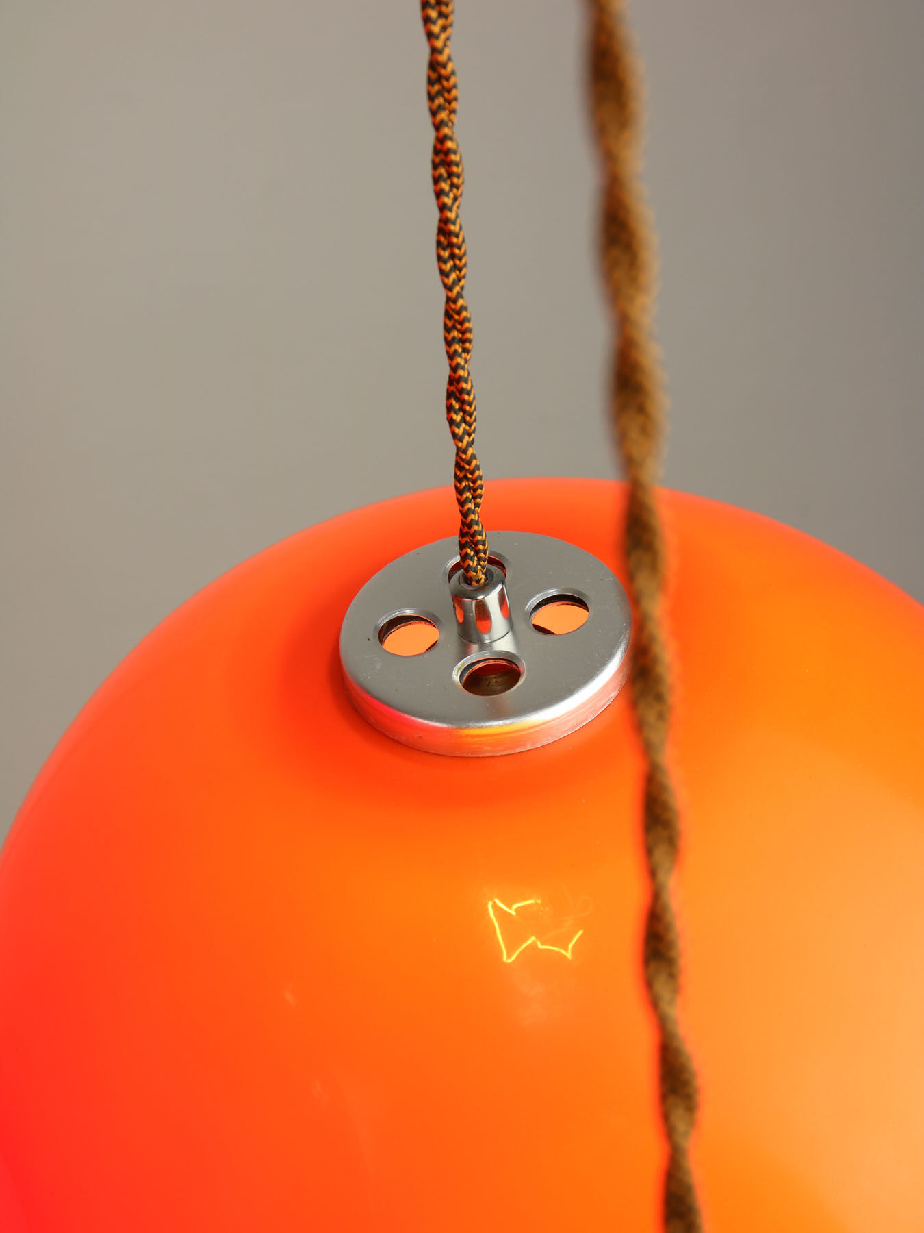 Set of 3 Space Age Pendant Lamps