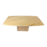 Vintage travertine dining table, 1970s