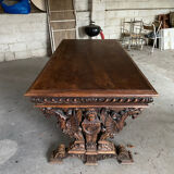 Pair of glass-fronted library cabinets