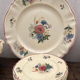 Sarreguemine tableware set