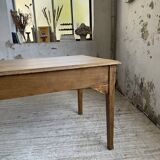 Oak desk with spindle legs, 1950s