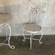 Wrought iron children's garden lounge