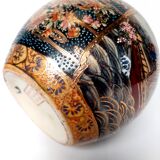 Vase boule craquelé satsuma