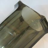 Czechoslovak vase smoke brown color