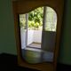 Wall mirror with light wood frame - 1960  54x35cm