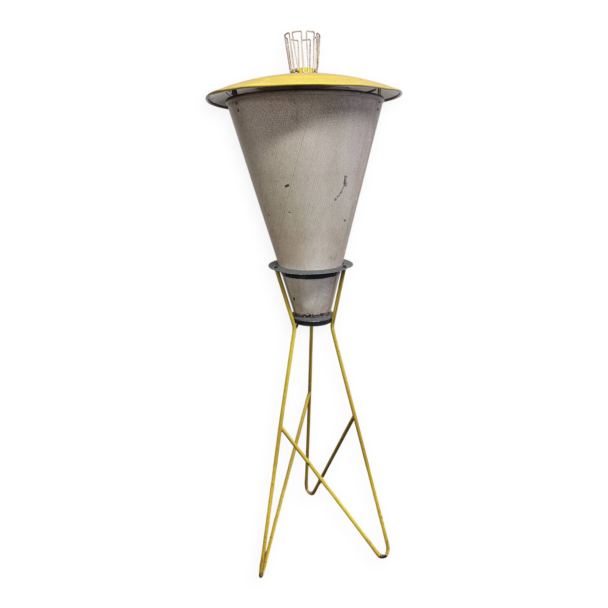 Very rare vintage Perfolux floor lamp by designers Hiemstra & Evenblij, Ed