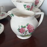 Tasses et assiettes dessert Anglaises Royal Tudor