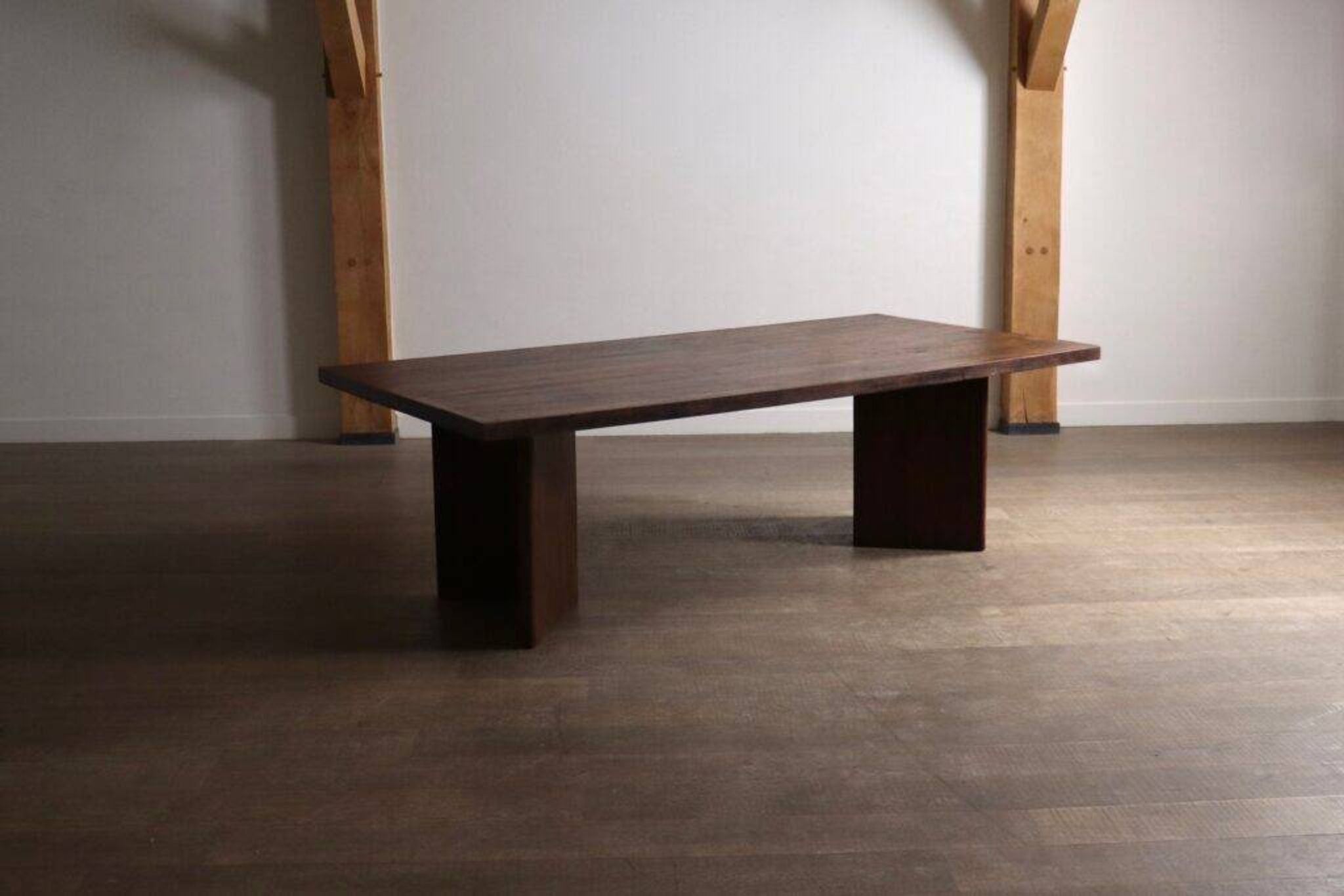 Pierre Jeanneret large library table PJ-TAT-08-A, Chandigarh, 1955-1956