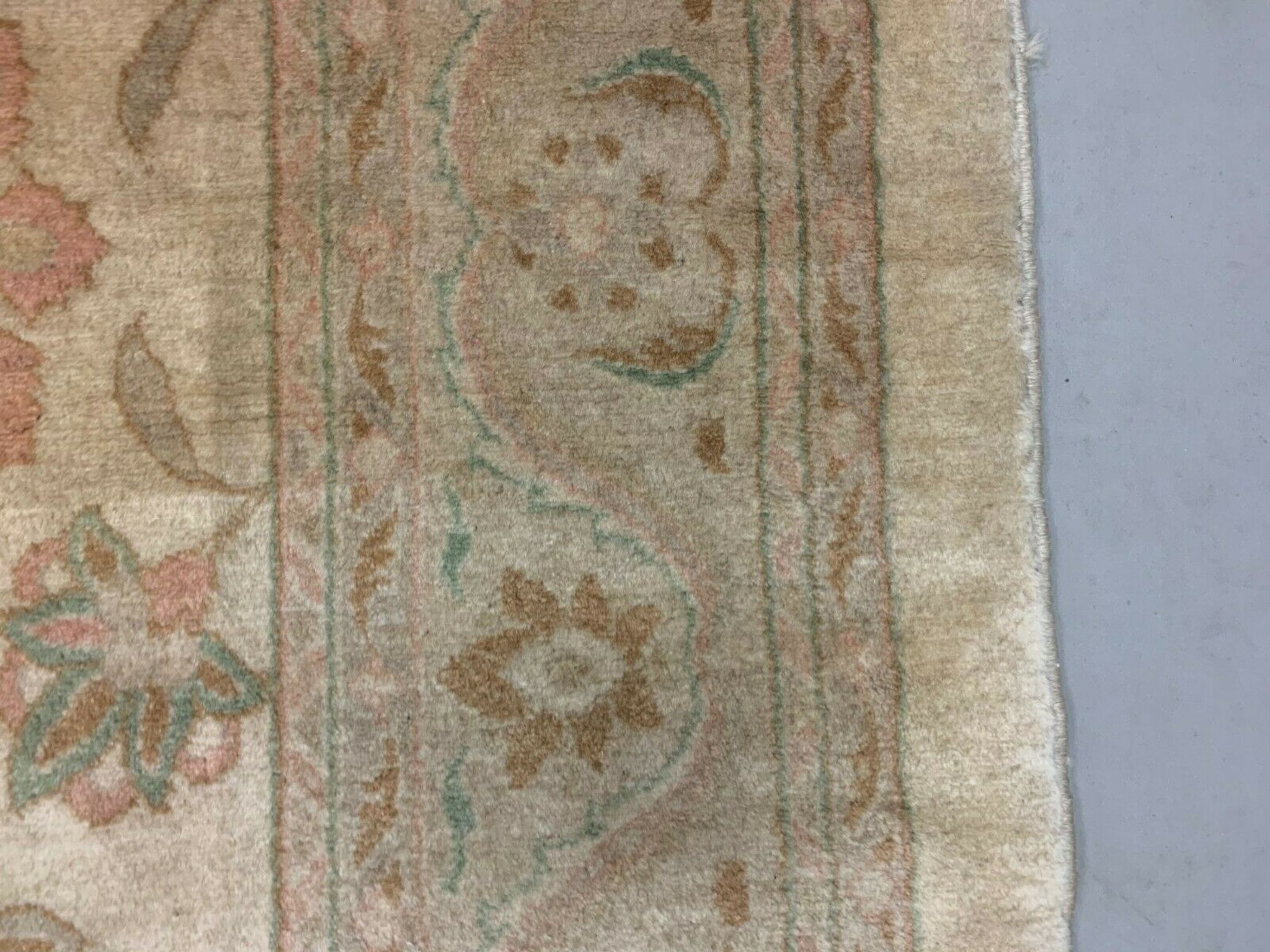 Sultanabad Carpet 300x218 cm Handmade Wool Chobi Rug Natural Dyes
