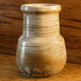 Glazed sandstone vase