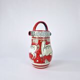 Vintage ceramic vase Fratelli Fanciullacci 1960