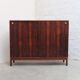 Cabinet en palissandre avec portes coulissantes par Alfred Hendrickx pour Belform, années 1960.