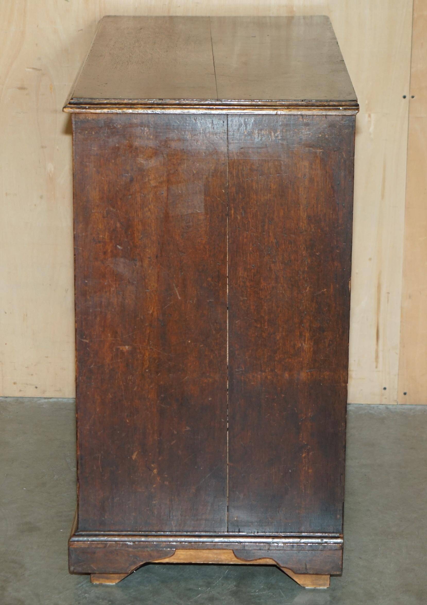 Victorian oak commode finely carved.