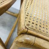 6 Baumann Bémol sled chairs in cane