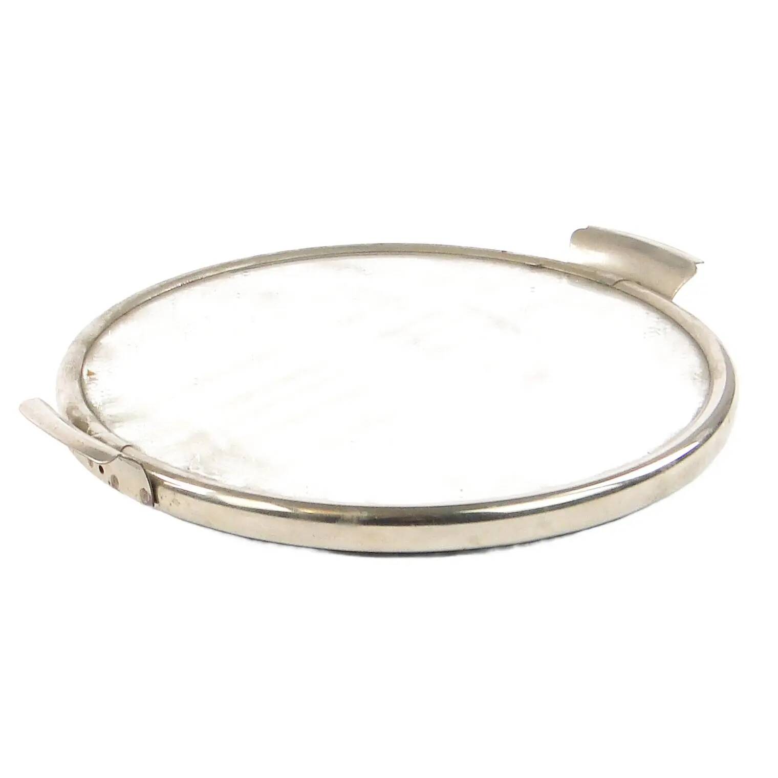 Art Deco tray, silver-plated brass, OPP Jihlava, Czechoslovakia, 1960s