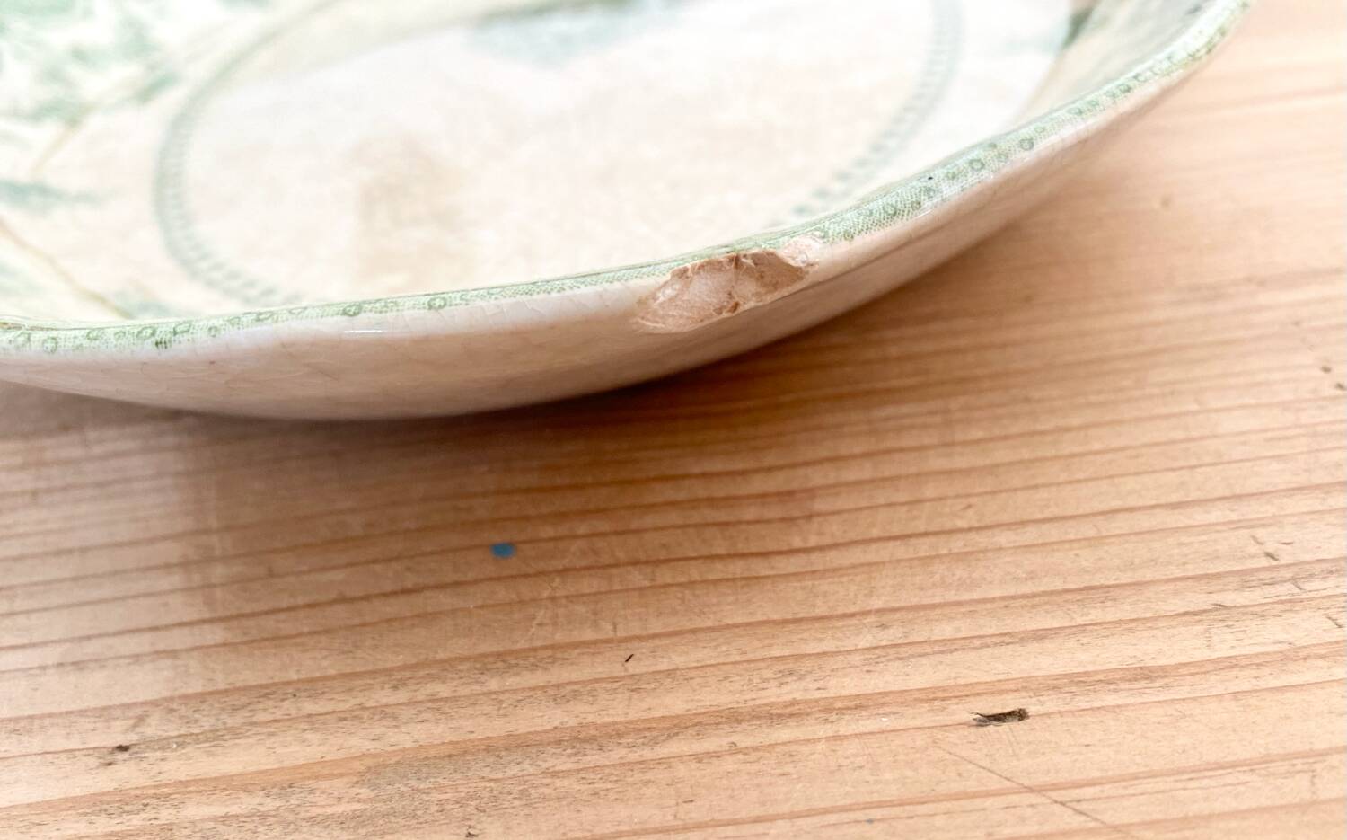 English porcelain dish