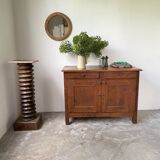Jam cabinet, folk art furniture, oak, 19th century