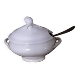 18th century faience mustard pot