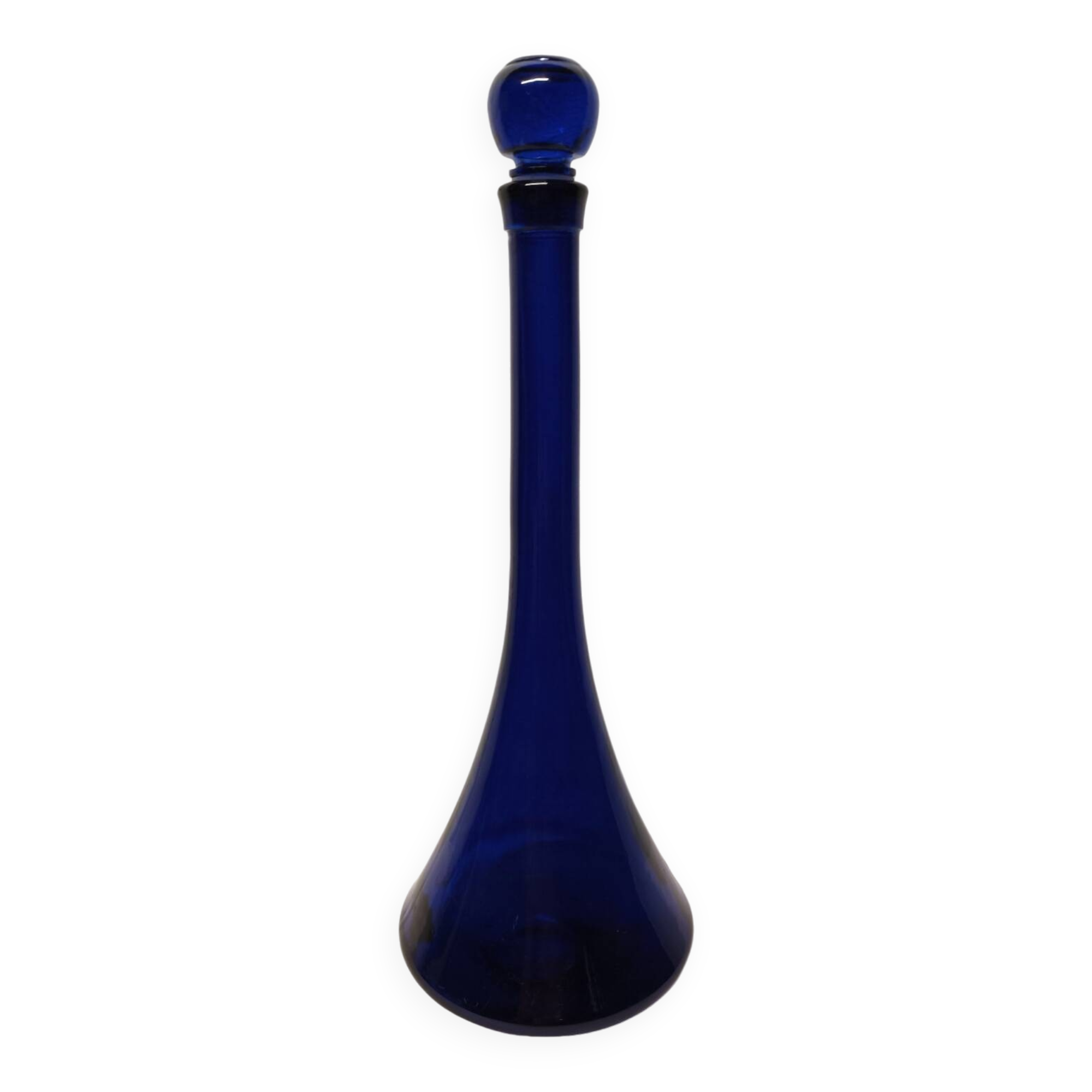 Carafe vintage bleue