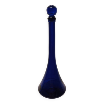 Carafe vintage bleue