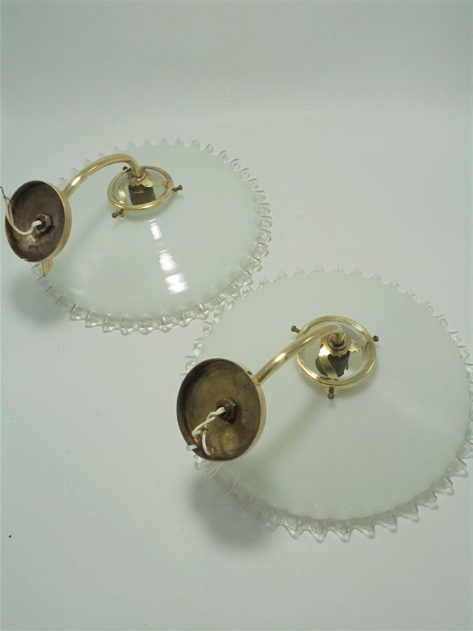 Pair of wall lamps