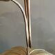 Solid brass plant-shaped floor lamp