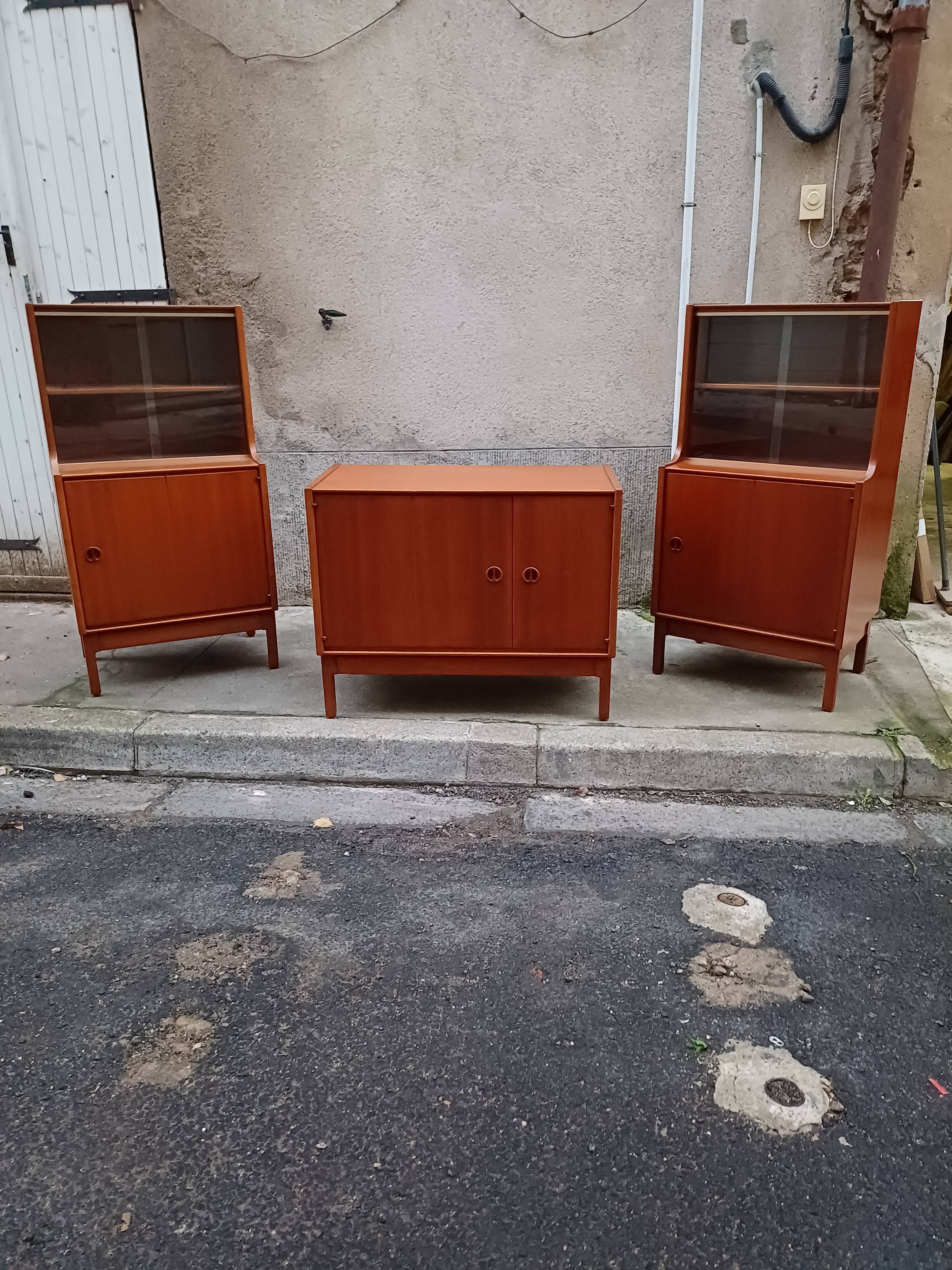 Small piece of furniture Living room bookcase, Jacques Hauville for Roche Bobois