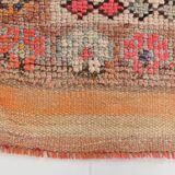 Tapis de couloir oriental vintage rose