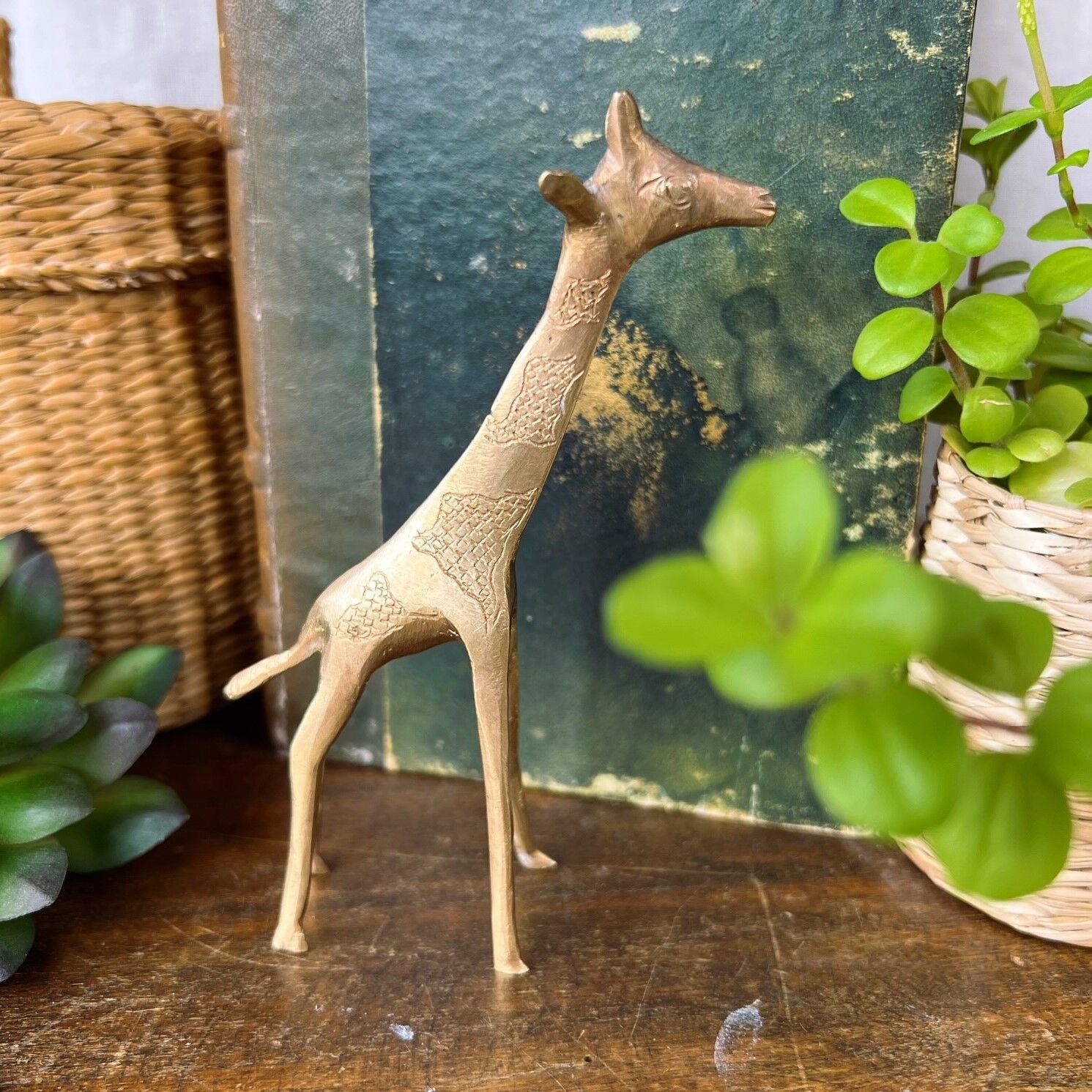 Brass giraffe