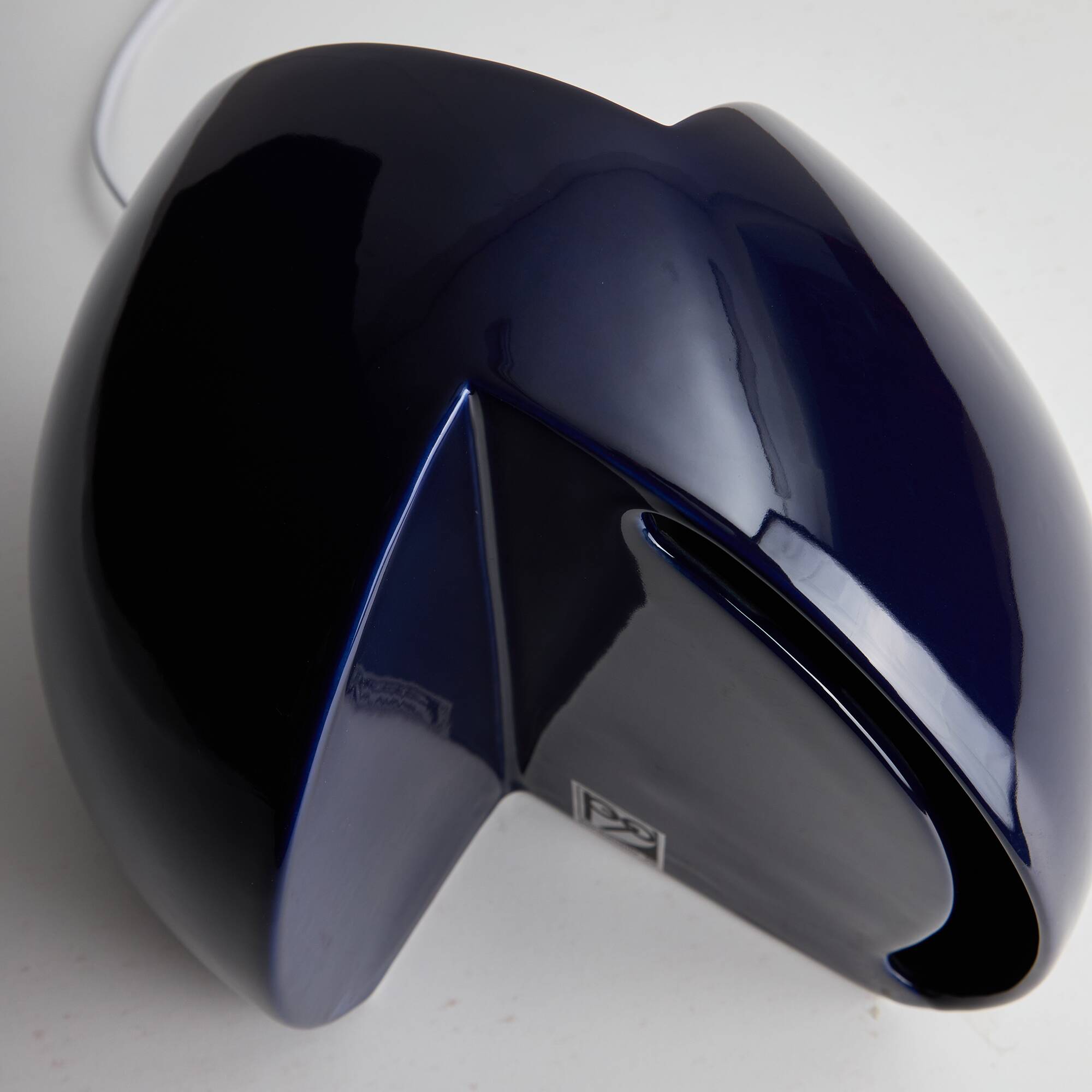 Perdomello 70 Blue Hemisphere Table Lamp, 1970s