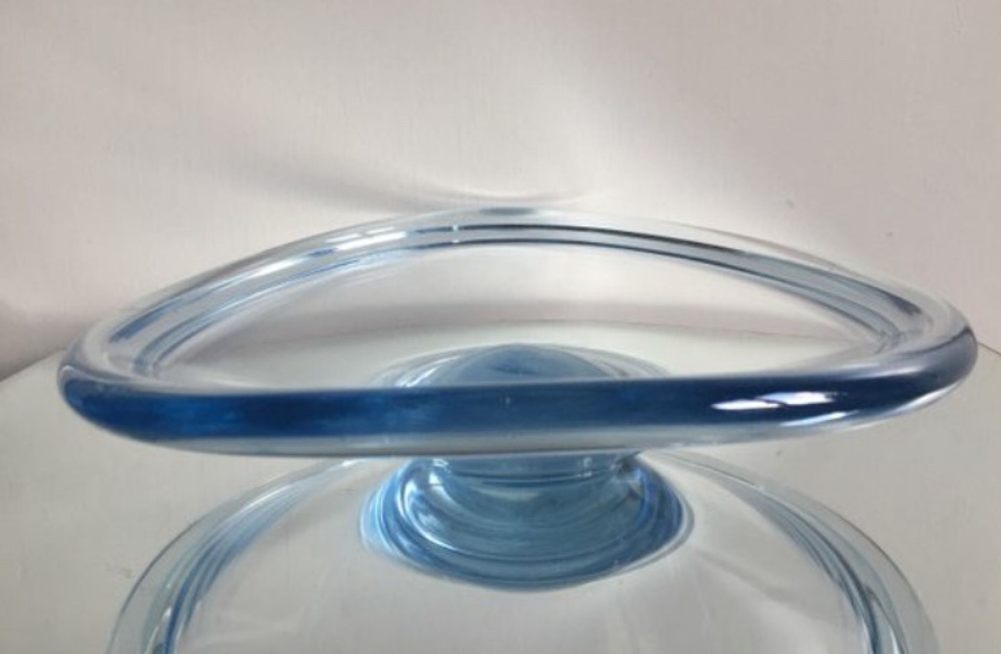 Sculptural Holmegaard bowl Danish 1950