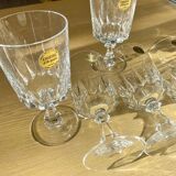 Vintage crystal stemware